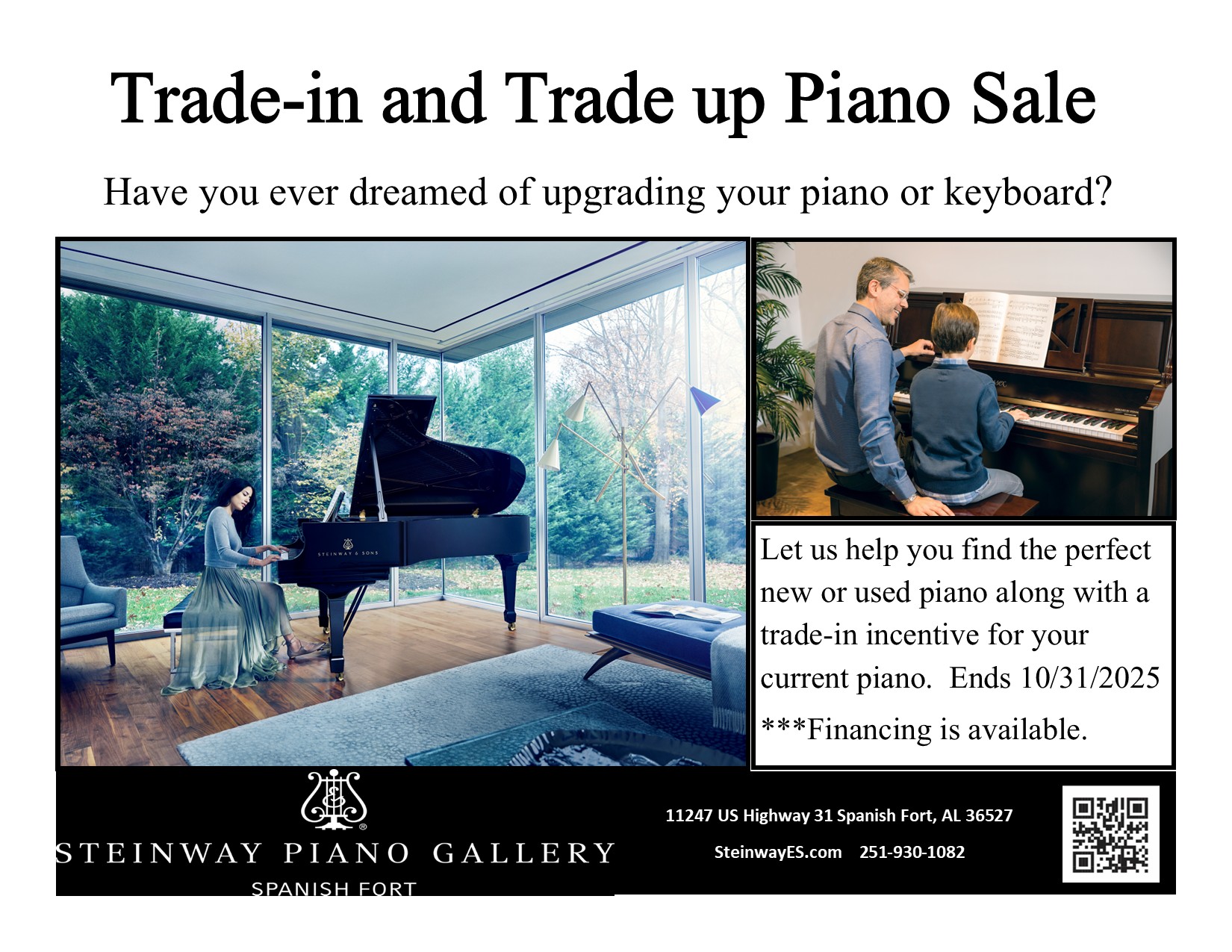 Trade in and Up Piano Event