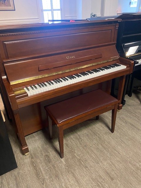 Steinway-designed Essex 48” Empire Studio piano in satin walnut 