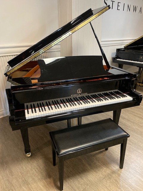 Story and Clark 5’ grand Piano with QRS player piano 
